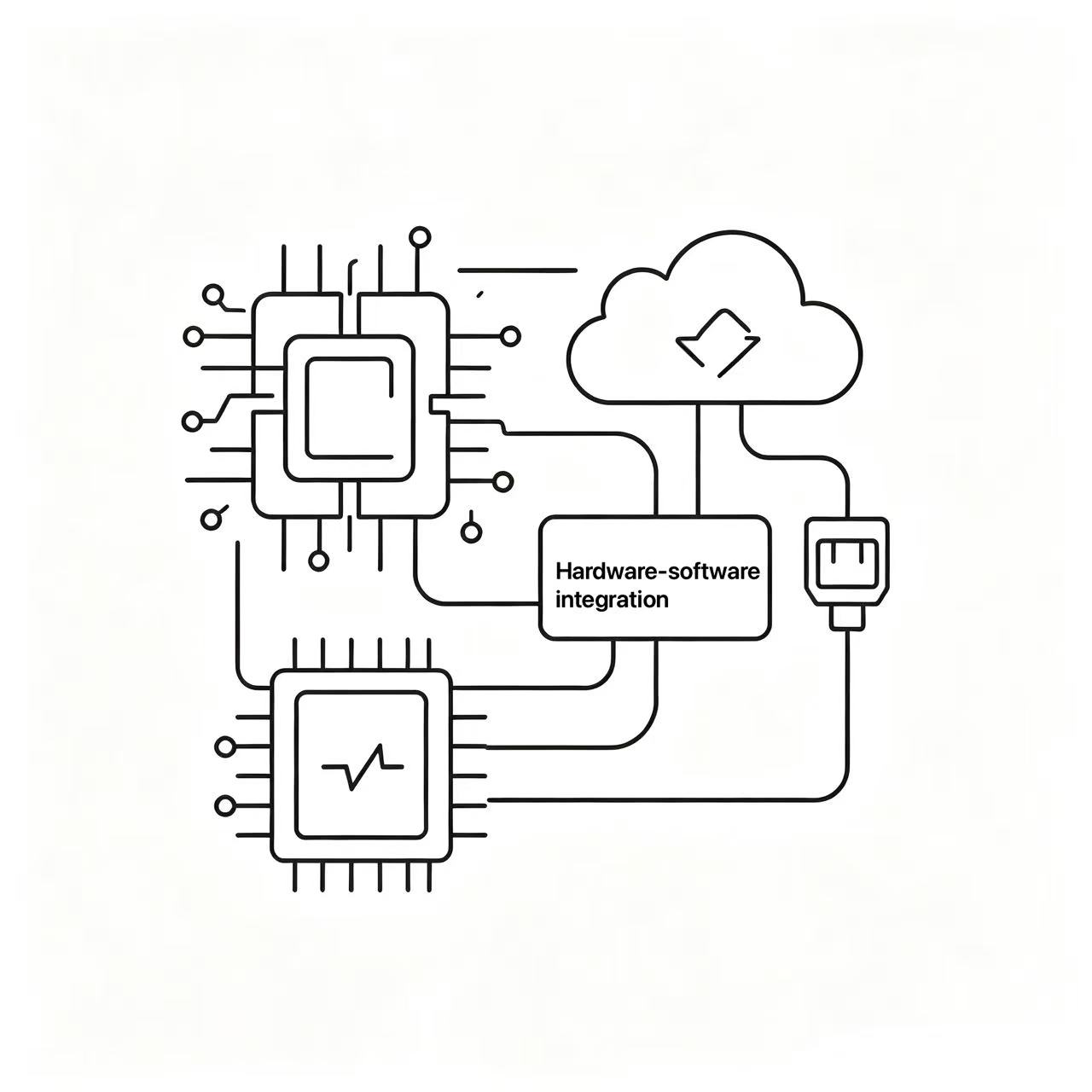 Projection system hardware and software integration