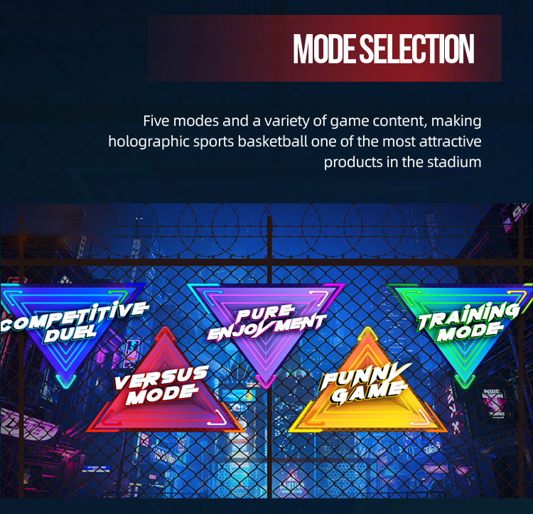 Cyber Dunk Reality Indoor Interactive Basketball System product visual gallery visual 2
